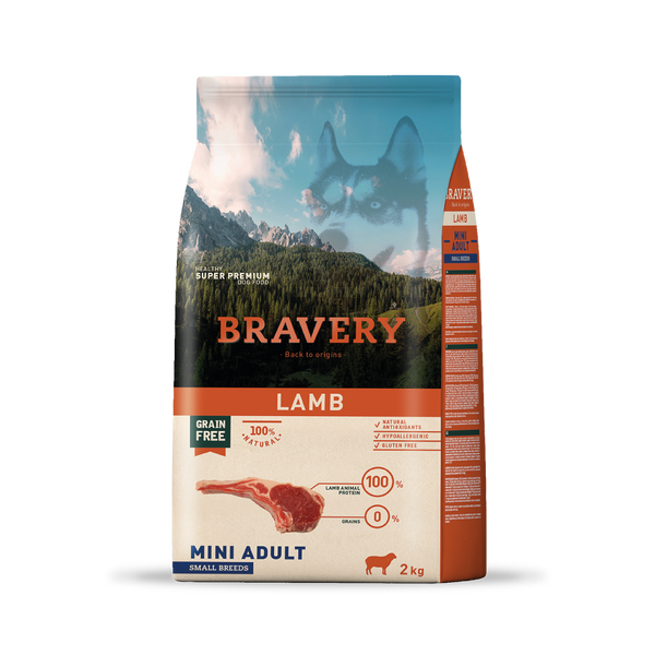 Bravery Lamb Small Breeds <br> Mini Adult 2kg