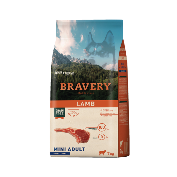 Bravery Lamb Small Breeds <br> Mini Adult 7kg