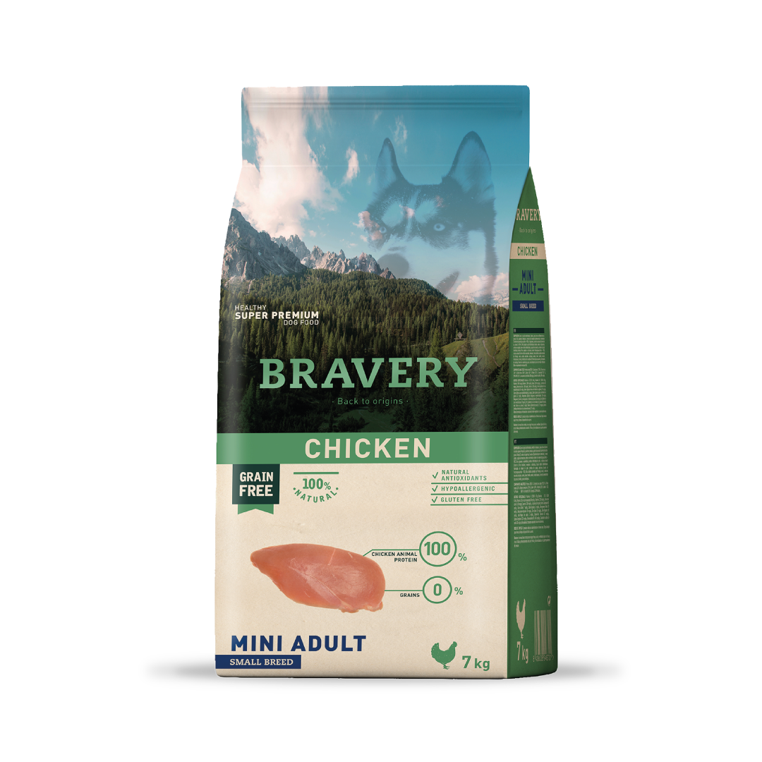Bravery Chicken Small Breeds <br> Mini Adult 7kg