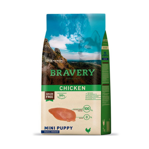Bravery Chicken Small Breeds <br> Mini Puppy 2kg