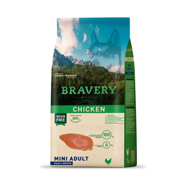 Bravery Chicken Small Breeds <br> Mini Adult 2kg
