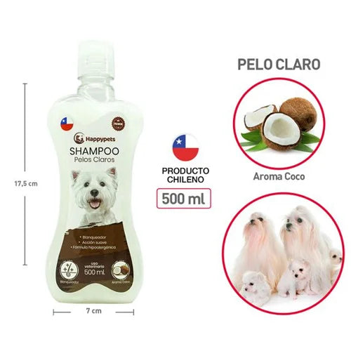 Shampoo Perro <br> Pelos Claros 500ml