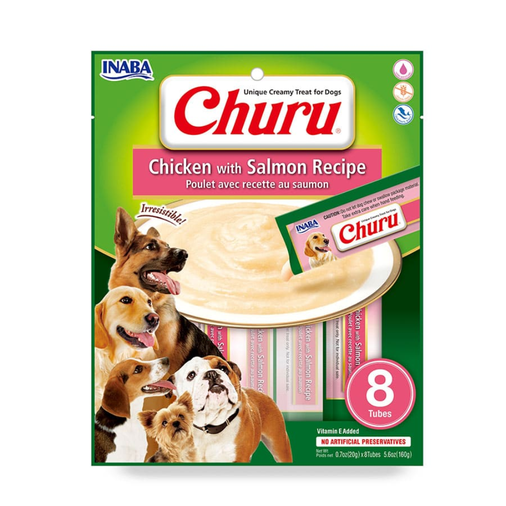 Churu perro de Pollo Salmón <br> 20gr x 8p